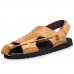 Men's Shoes Outdoor / Office & Career / Athletic / Dress /Casual Nappa Leather Sandals Big Size Black / Brown  