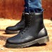 Shoes Outdoor / Office  Career / Casual Leather Boots Black  