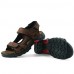 Men's Shoes Outdoor / Office & Career / Athletic / Dress / Casual Leather Sandals / Flip-Flops Big Size Taupe  